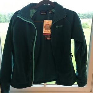 New with Tags Teal Marmot Fleece Size Small
